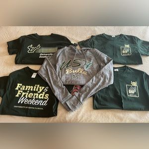 USF bundle!! NWT USF Colosseum Jacket with 4 tshirts